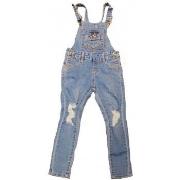 Pantalon Freeside Salopette en jean enfant bleu Z001