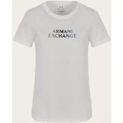 T-shirt EAX T-shirt femme AX avec logo sur le devant