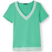 T-shirt Daxon by - Tee-shirt effet 2 en 1