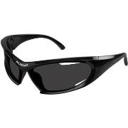 Lunettes de soleil Balenciaga BB0318S Lunettes de soleil, Noir/Gris, 7...