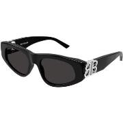 Lunettes de soleil Balenciaga BB0095S Lunettes de soleil, Noir/Gris, 5...