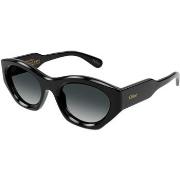 Lunettes de soleil Chloe CH0220S Lunettes de soleil, Noir/Gris, 53 mm