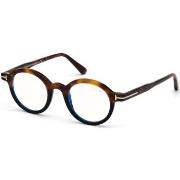 Lunettes de soleil Tom Ford FT5664-B Cadres Optiques, Havana, 45 mm