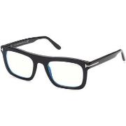 Lunettes de soleil Tom Ford FT5757-B Cadres Optiques, Noir, 52 mm