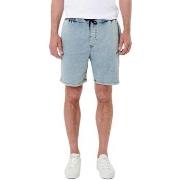 Short Kaporal - Bermuda en jean - bleu délavé