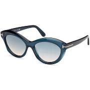 Lunettes de soleil Tom Ford FT1111 TONI Lunettes de soleil, Bleu/Vert,...