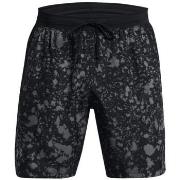 Short Under Armour SHORT NON DOUBLÉ 18CM LAUNCH NOIR