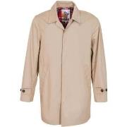 Blouson Harrington Trench droit uni beige