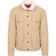 Veste Levis Veste Trucker Corduroy Beige