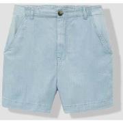 Short Promod Short blue jean en lyocell