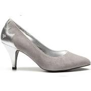 Chaussures escarpins KOST LOLA 89 GRIS+ARGENT