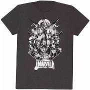 T-shirt Marvel Full Team