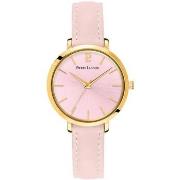 Montre Pierre Lannier CHOUQUETTE Cadran Rose Bracelet Cuir Rose