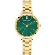 Montre Pierre Lannier Coffret CHOUQUETTE Cadran Vert Bracelet Cuir Ver...