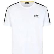 Debardeur Emporio Armani EA7 T-shirt homme Emporio Armani Blanc - 3DPT...