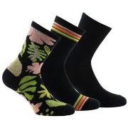 Chaussettes Kindy Lot de 3 paires de mi-chaussettes motif floral