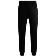 Pantalon BOSS BAS DE SURVÊTEMENT DWELLROM_GEL NOIR EN MOLLETON DE COT