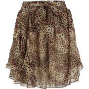 Jupes Guess Laila mini skirt - recy crinkle poly chiffon 50