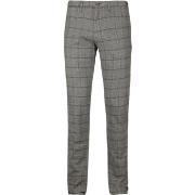 Pantalon Suitable Chino Locke Carreaux Gris