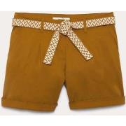 Short Promod Short à pinces + ceinture