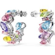 Boucles oreilles Swarovski Créoles Gema multicolores