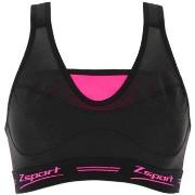 Brassières de sport Zsport BRASSIERE VIRTUOSITY - NOIR-ROSE - 85C