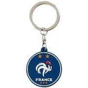 Porte clé FFF PORTE CLEF ROND 8CM EN BLISTER - Bleu - Unique