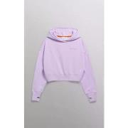 Sweat-shirt Gertrude + Gaston Sweat capuche coton Arlette violet-04735...