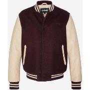 Veste Schott LC8705 BORDEAUX/BEIGE