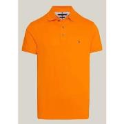 T-shirt Tommy Hilfiger Polo ajusté orange en coton bio