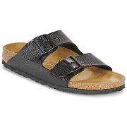 Mules Birkenstock Arizona BF Shiny Lizard Black