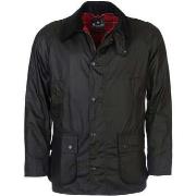 Manteau Barbour Veste Ashby noire en coton ciré