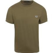 T-shirt Fred Perry T-Shirt Ringer Vert R79