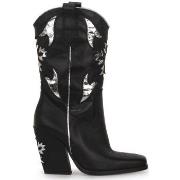 Bottes Priv Lab TRONCHETTO NERO RICAMATO