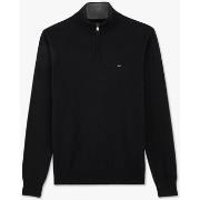 Sweat-shirt Eden Park Pull demi-zip noir