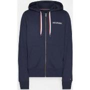 Polaire Tommy Hilfiger Sweat à capuche marine en coton bio