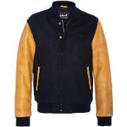 Veste Schott LCUSA NAVY/COGNAC