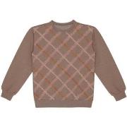 Pull enfant Little Hedonist Pull marron avec tulle rose neuf