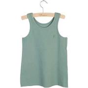 T-shirt enfant Little Hedonist Débardeur vert neuf