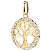 Pendentifs Cleor Pendentif en or 375/1000 et zircon