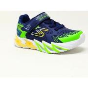 Baskets Skechers BASKET FLEX-GLOW BOLT BLEU