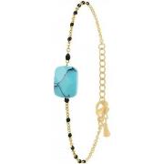 Bracelets Sc Bohème B4275-DORE-TURQUOISE