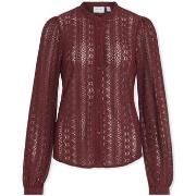 Blouses Vila Noos Chikka Lace Shirt L/S - Cabernet