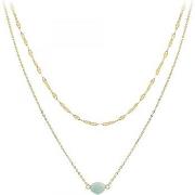 Collier Sc Crystal B4277-DORE-AMAZONITE