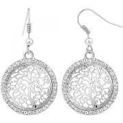 Boucles oreilles Sc Crystal B1288-ARGENT-BO