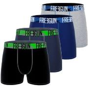 Boxers Freegun Lot de 4 boxers homme en coton