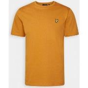 T-shirt Lyle &amp; Scott TS400VOG PLAIN T-SHIRT-W906 OCHRE OASS