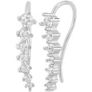 Boucles oreilles Sc Crystal B4201-ARGENT