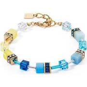 Bracelets Coeur De Lion Bracelet GeoCUBE® Iconic turquoise jaune