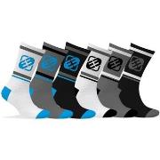 Chaussettes Freegun Lot de 6 Paires de Chaussettes Tennis homme assort...